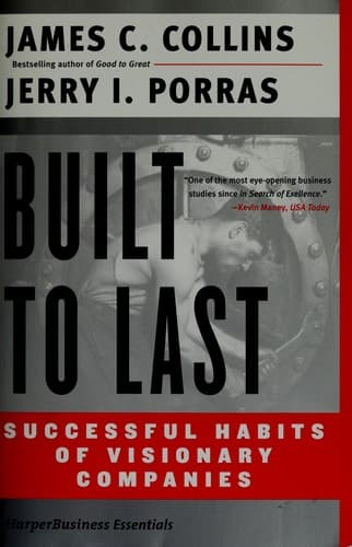 Built to Last by Jim Collins and Jerry I. Porras - Book Cover