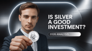 silver investment chart XAGUSD showing 80 percent gain 2025 price reaching 53 dollars per ounce