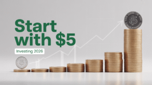 how to start investing with little money 2026 beginner guide fractional shares index funds growth chart