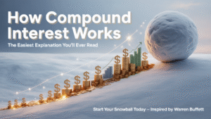 compound interest explained snowball effect wealth building investment growth over time