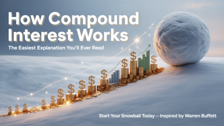 compound interest explained snowball effect wealth building investment growth over time