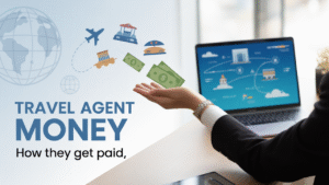 how travel agents make money commission rates hotels cruises tours service fees income breakdown 2026